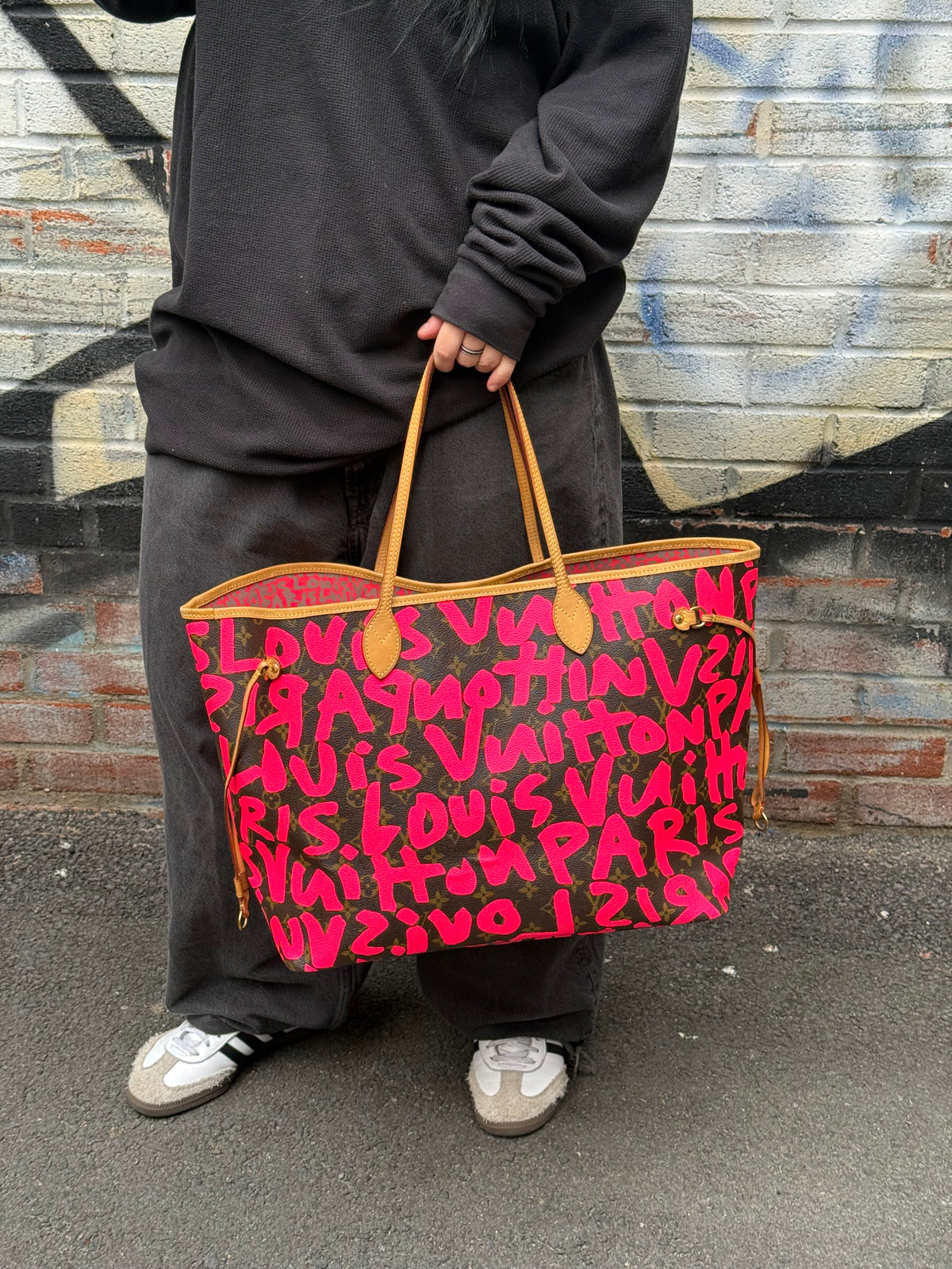 Louis Vuitton x Stephen Sprouse Graffiti Pink/Brown Monogram Neverfull GM