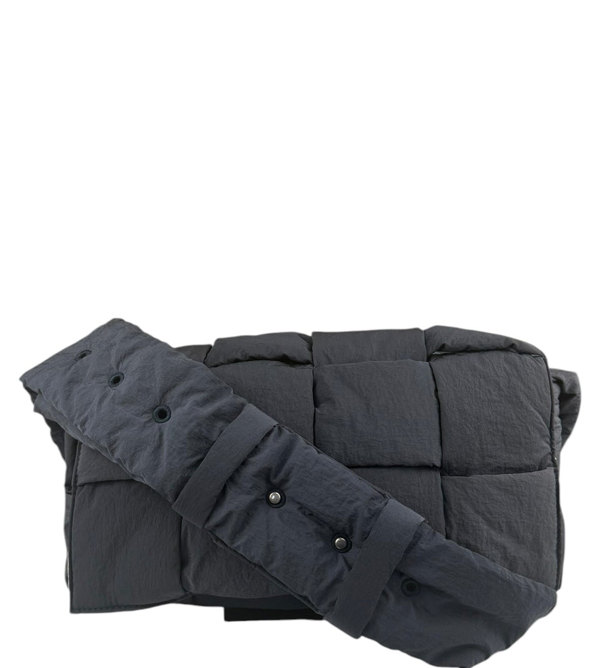 Bottega Veneta Navy Blue Padded tech Cassette Shoulder/Crossbody Bag