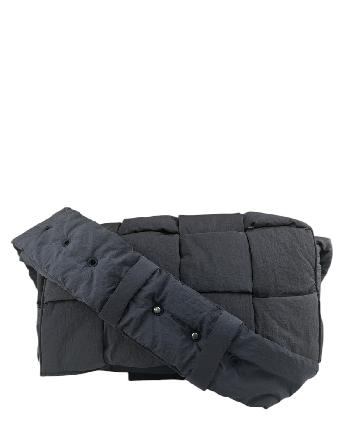 Bottega Veneta Navy Blue Padded tech Cassette Shoulder/Crossbody Bag