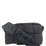 Bottega Veneta Navy Blue Padded tech Cassette Shoulder/Crossbody Bag