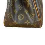 Louis Vuitton Leather Batignolles Horizontal Canvas Monogram Tote Bag