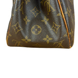 Louis Vuitton Leather Batignolles Horizontal Canvas Monogram Tote Bag