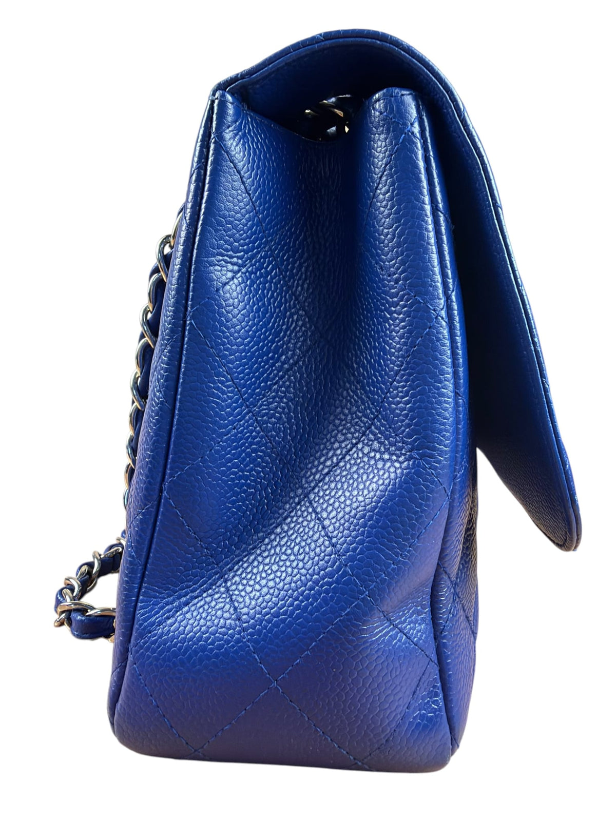 Chanel Royal Blue Caviar M Flap 2009