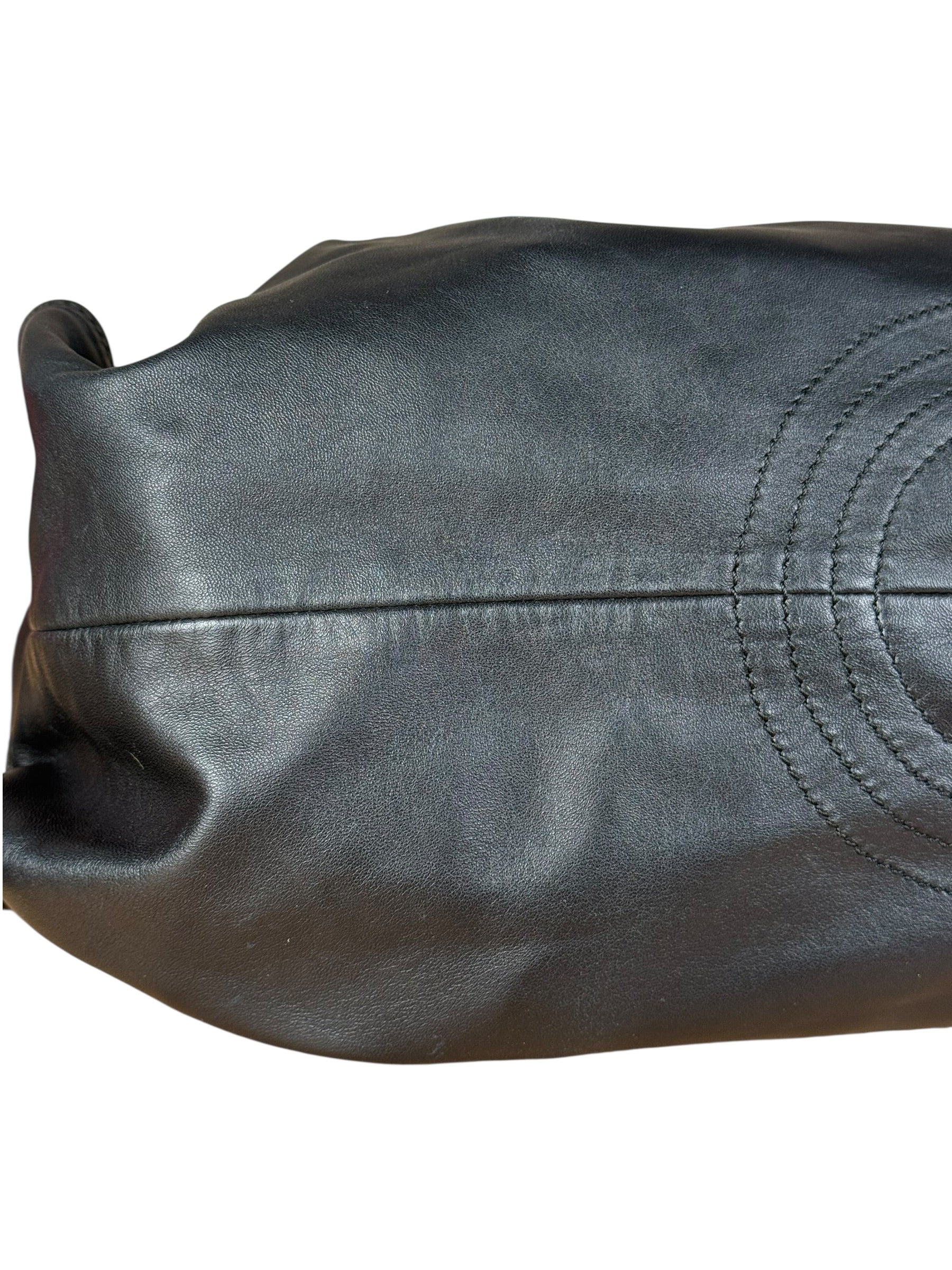 Loewe Black Leather Small Nappa Aire Handbag