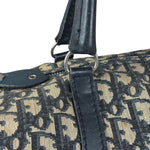 Christian Dior Canvas Monogram Trotter Mini Boston Hand Bag