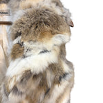 Vintage Les Arleqin Rabbit Fur Sleeveless Coat