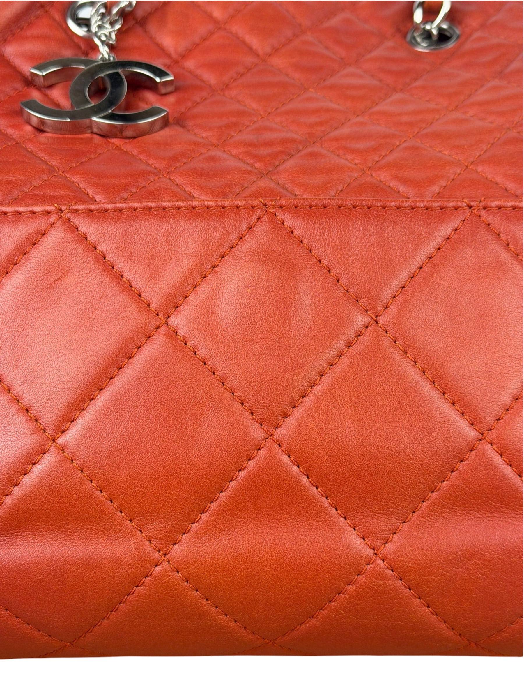 Chanel Quilted Lambskin In The Business North/South Tote 2010