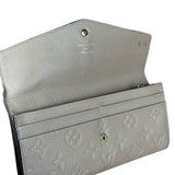 Louis Vuitton Empreinte Leather Beige Sarah Wallet