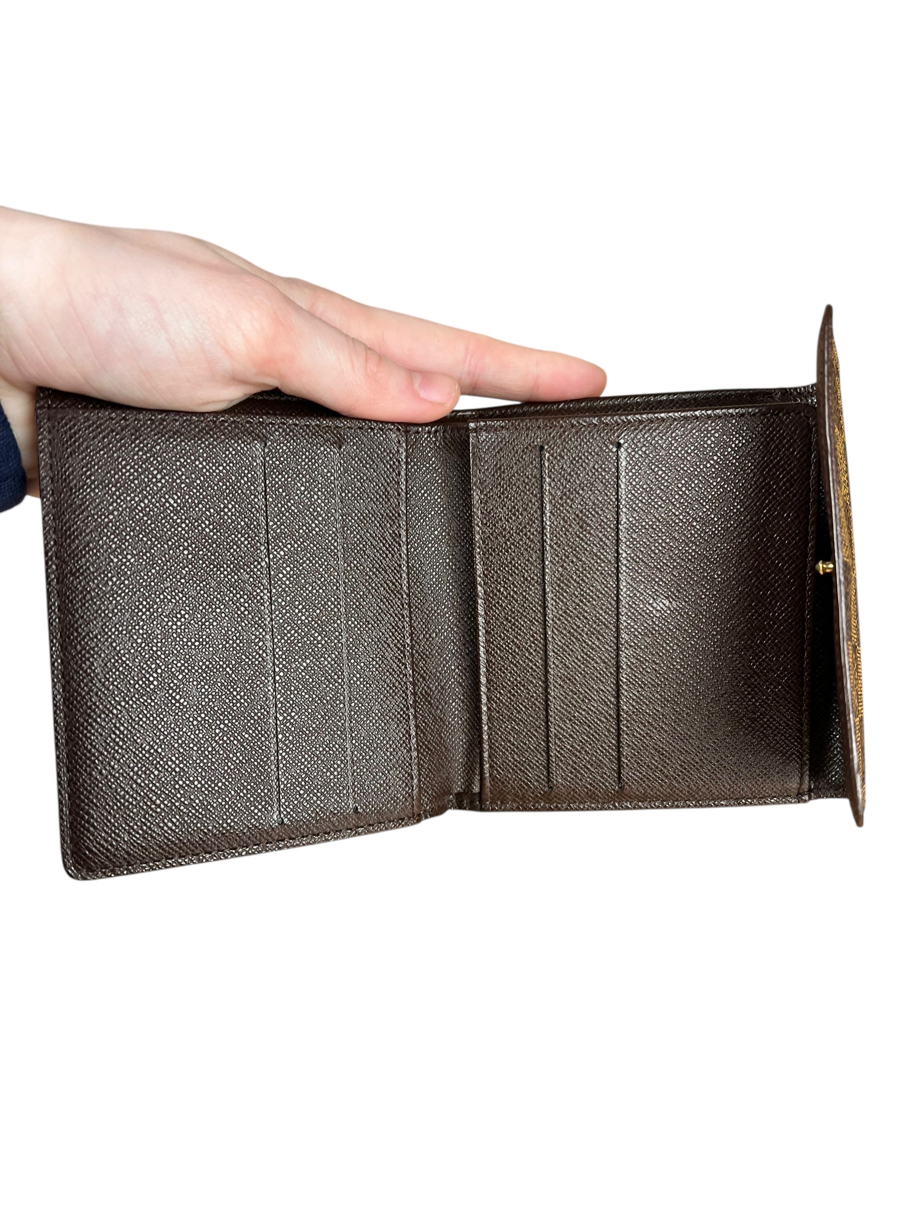 Louis Vuitton Damier Ebene Compact Wallet