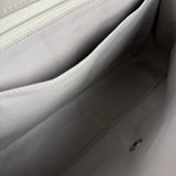 Chanel Grey Cotton M Classic Flap