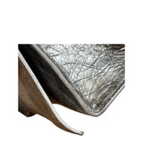 Balenciaga Silver Crush Small Souvenirs & Rhinestone Shoulder Bag