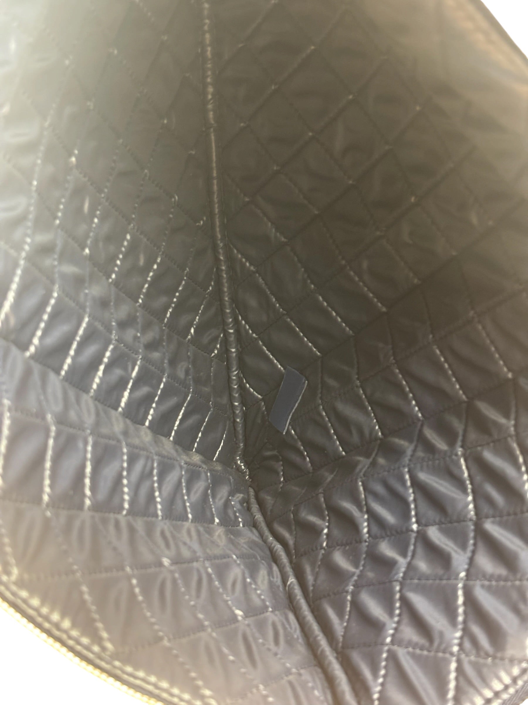 Chanel Navy Blue Leather Classic O-Case Clutch Pouch 2016