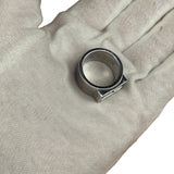Fendi Vintage Silver Baguette Band Ring