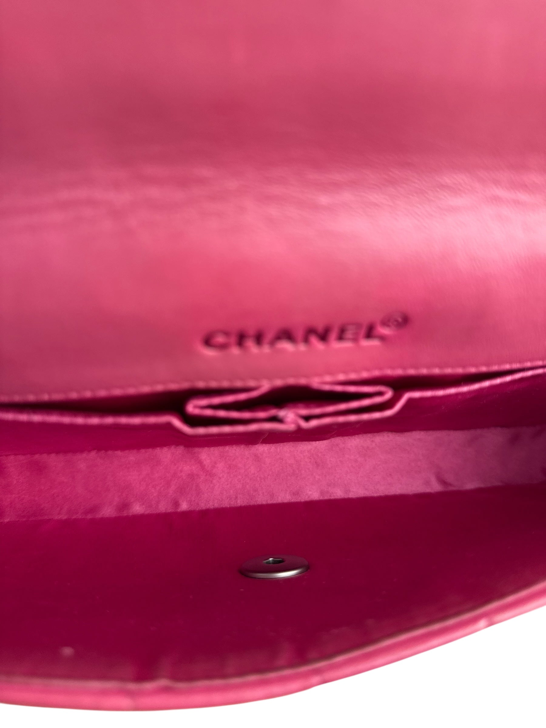 Chanel Pink CC 2002 Chocolate Bar Chain Flap