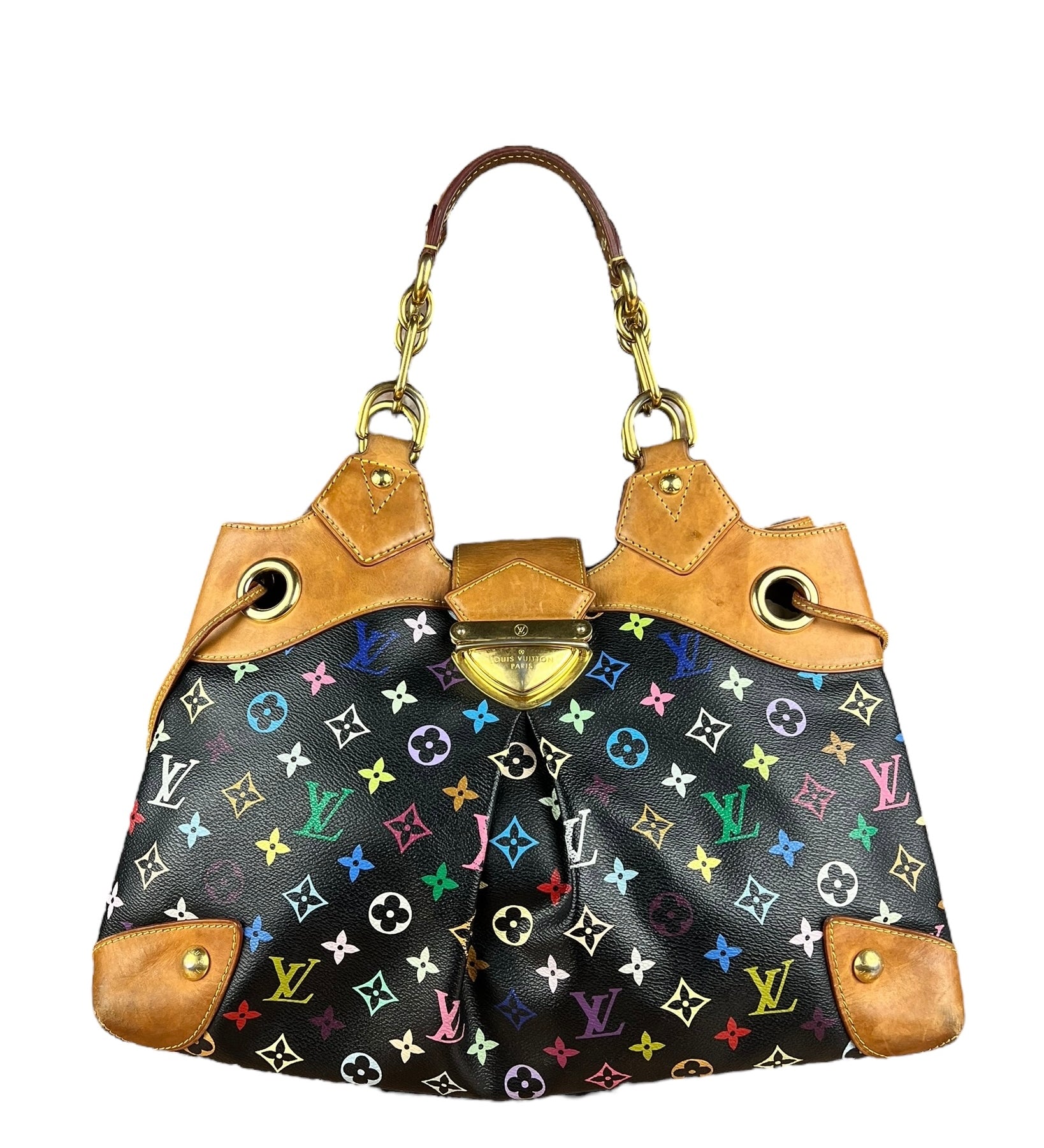 Louis Vuitton Black Murakami Ursula Handbag