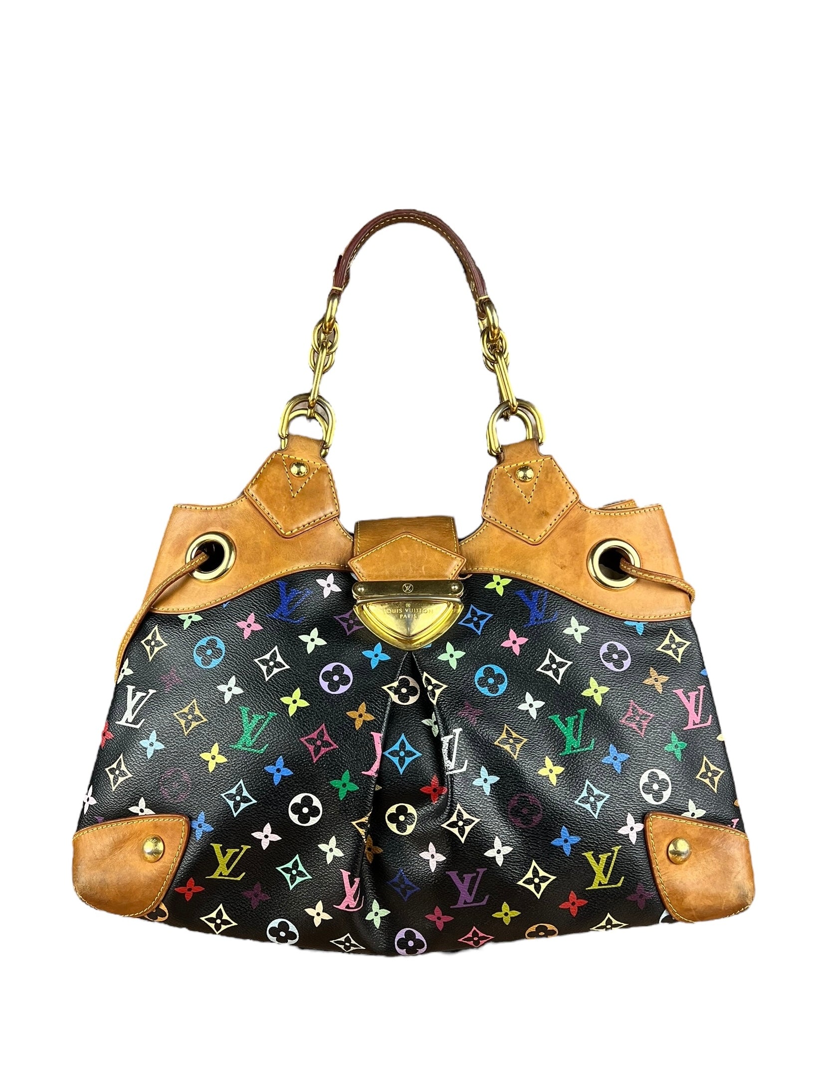 Louis Vuitton Black Murakami Ursula Handbag