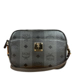 MCM Monogram Stripe Camera Crossbody