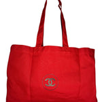 Chanel Beauty No. 1 Red Canvas Tote