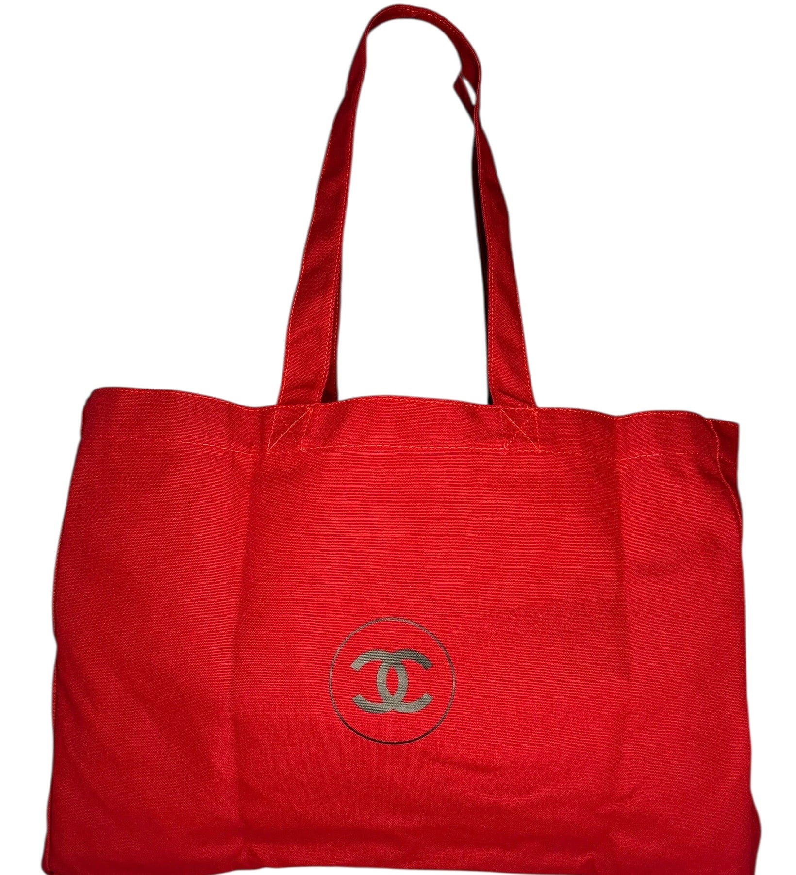 Chanel Beauty No. 1 Red Canvas Tote