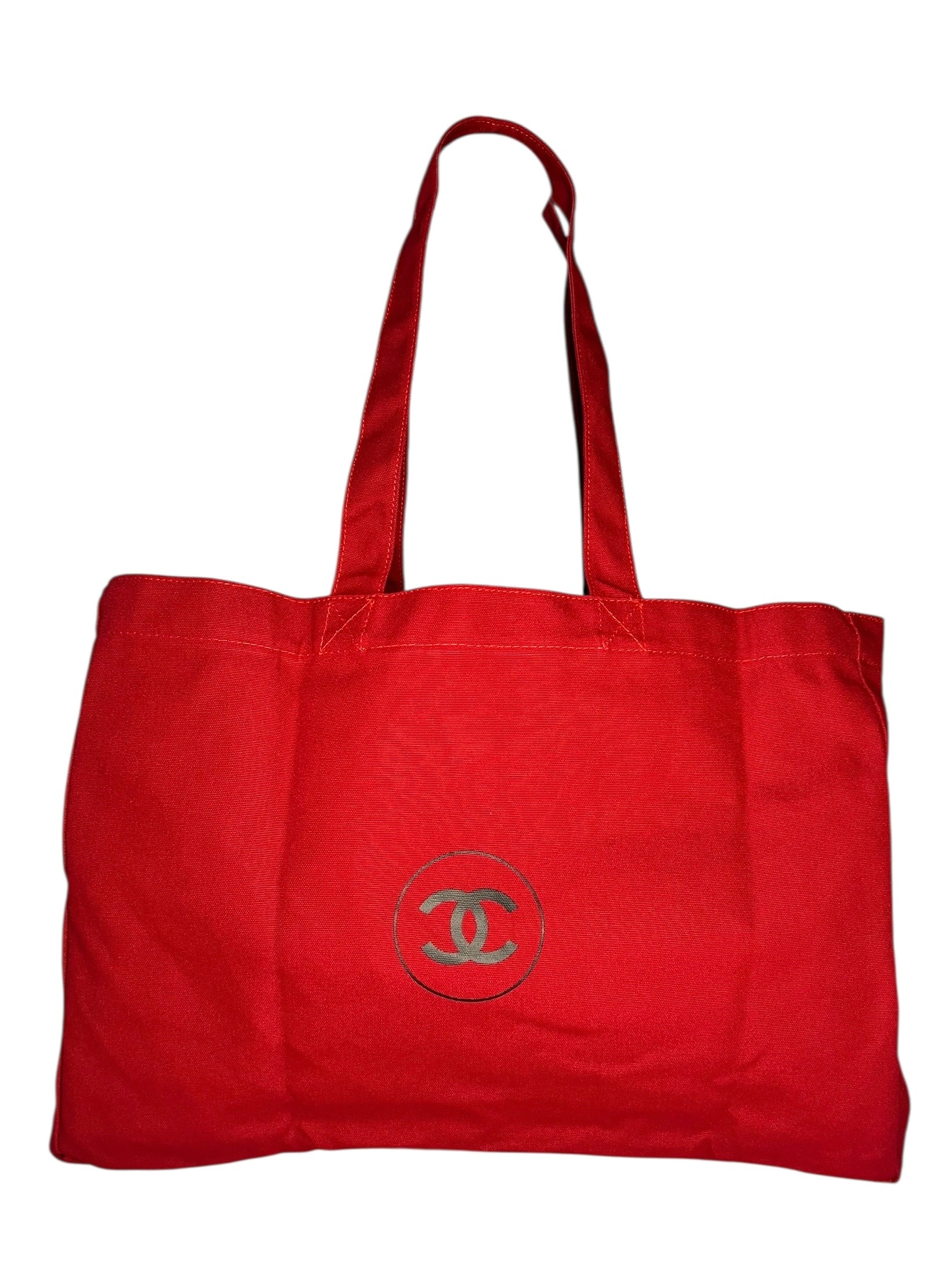 Chanel Beauty No. 1 Red Canvas Tote