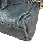 Balenciaga Black Leather Giant Gold City Two-Way Bag 21