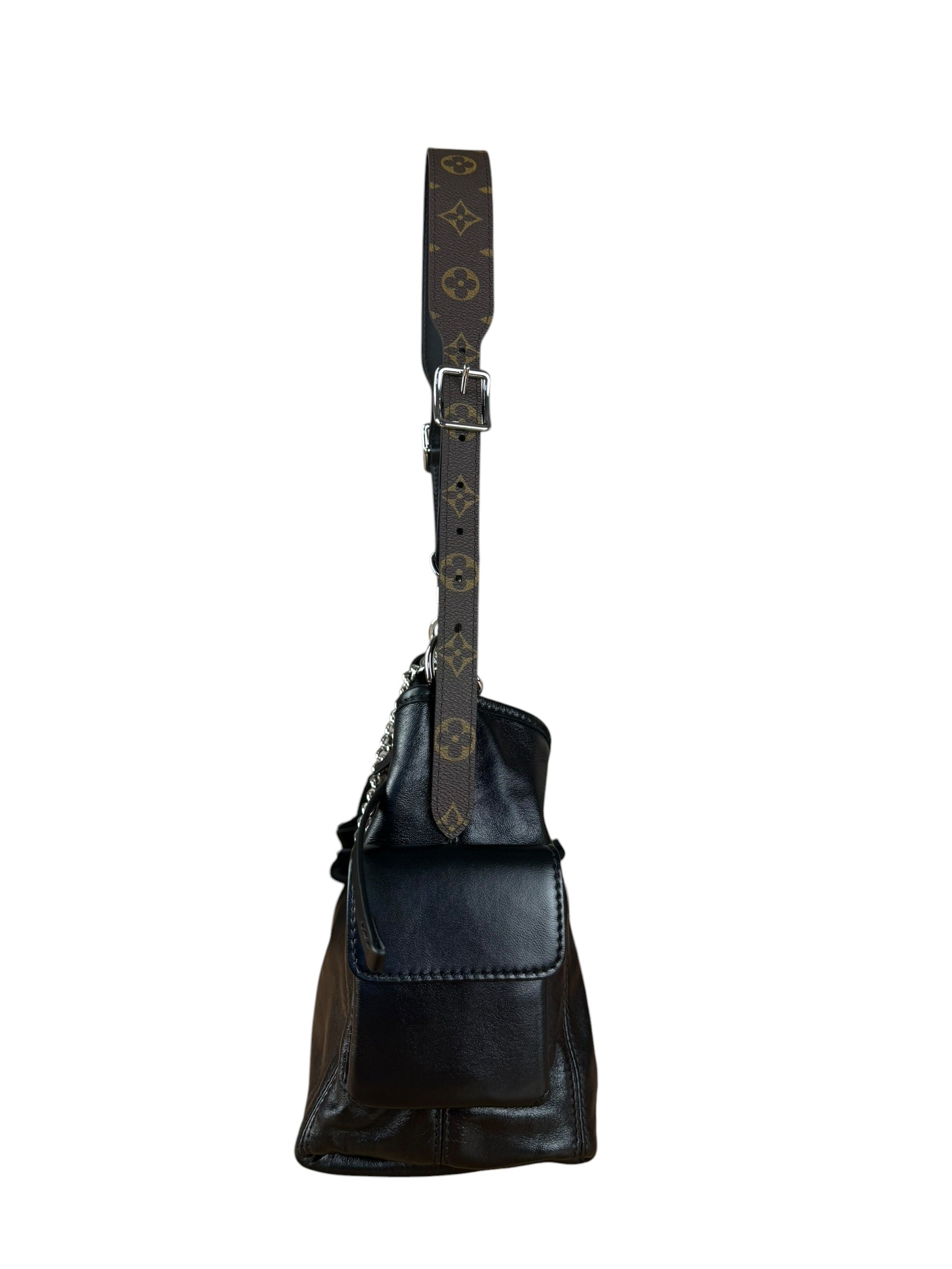 Louis Vuitton Black CarryAll Cargo Vibe PM