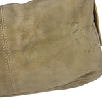 Fendi Beige Suede/Leather Trim Baguette