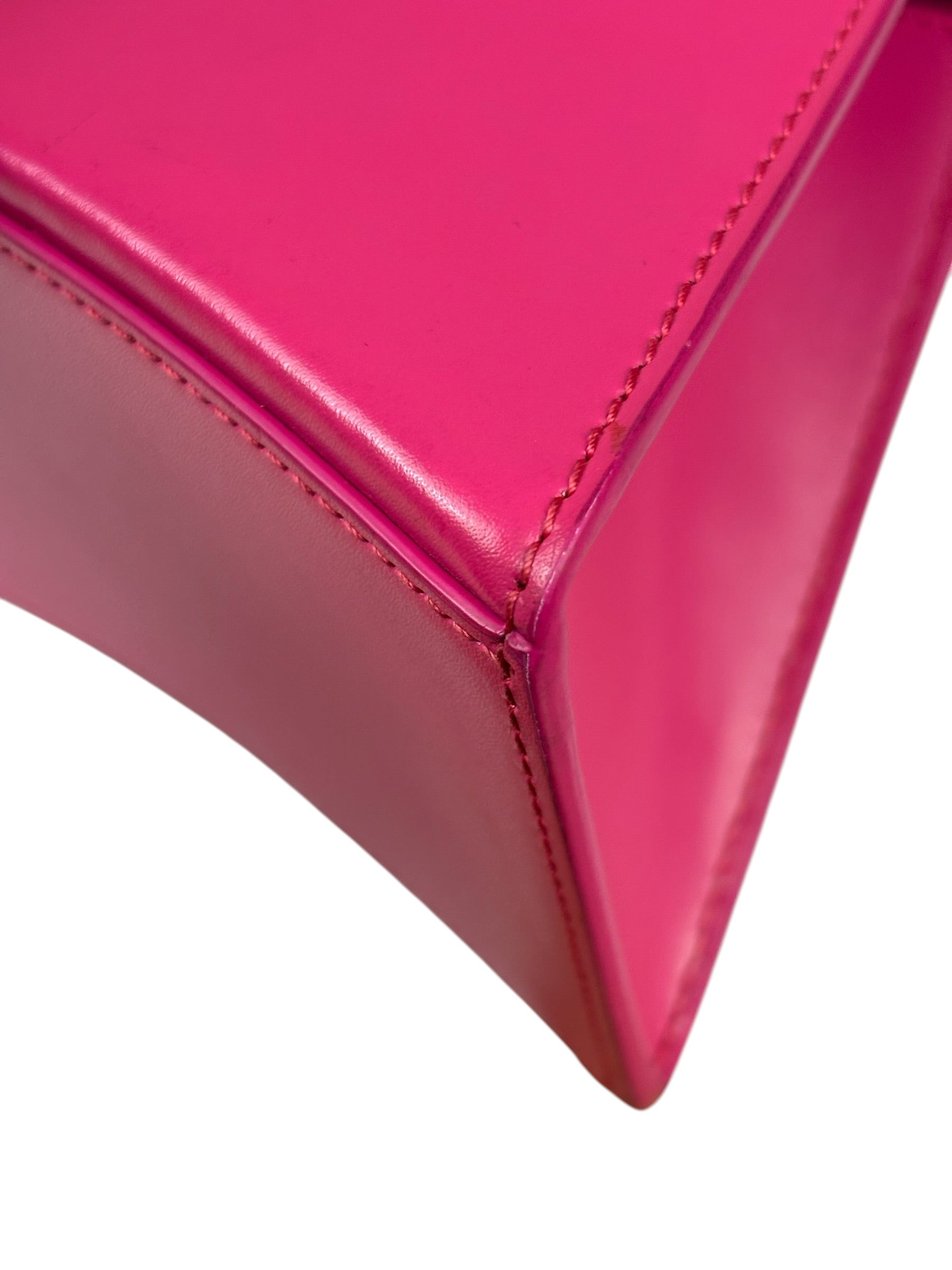 Balenciaga Pink Leather Hourglass Two-Way Bag