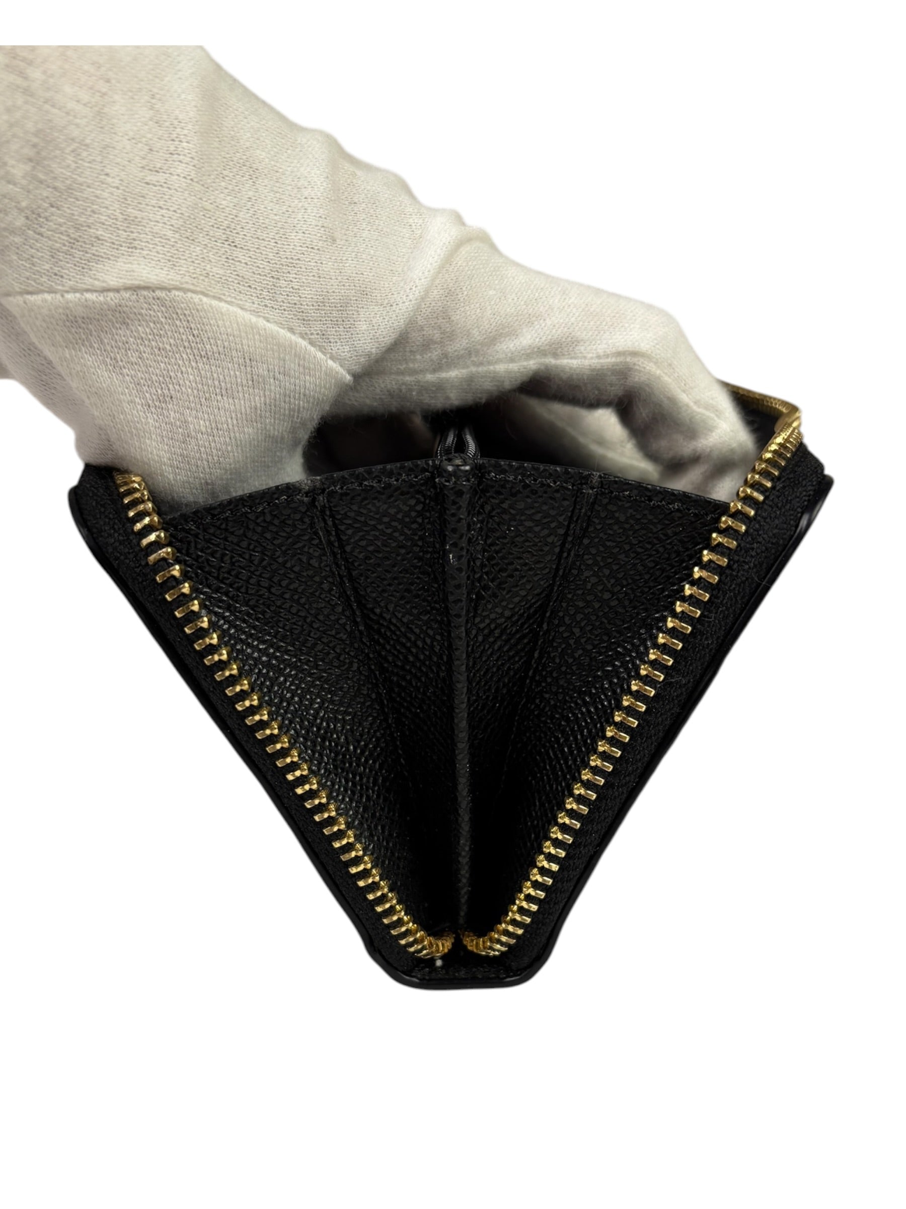 Coach Green Leather Zip-Around Long Wallet
