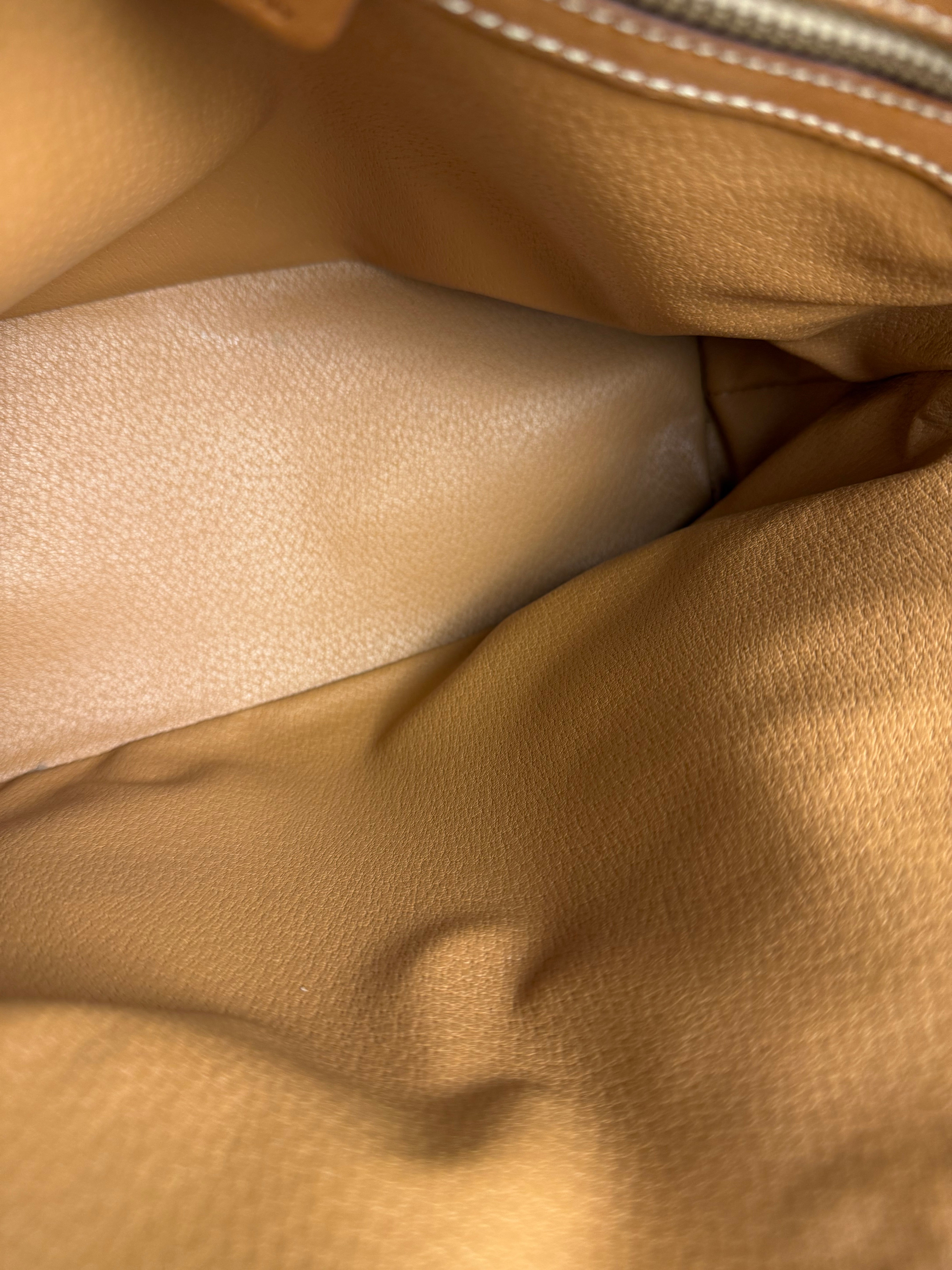 Celine Vintage Macadam Canvas Top Handle Bag