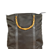 Gucci Nylon Bamboo Top Handle Bag