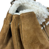 Balenciaga Rodeo Handbag Suede/Fleece Brown