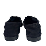 Gucci Black Suede Horsebit Loafers
