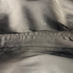 Chanel Black Leather Front Pocket Chain Tote 1998