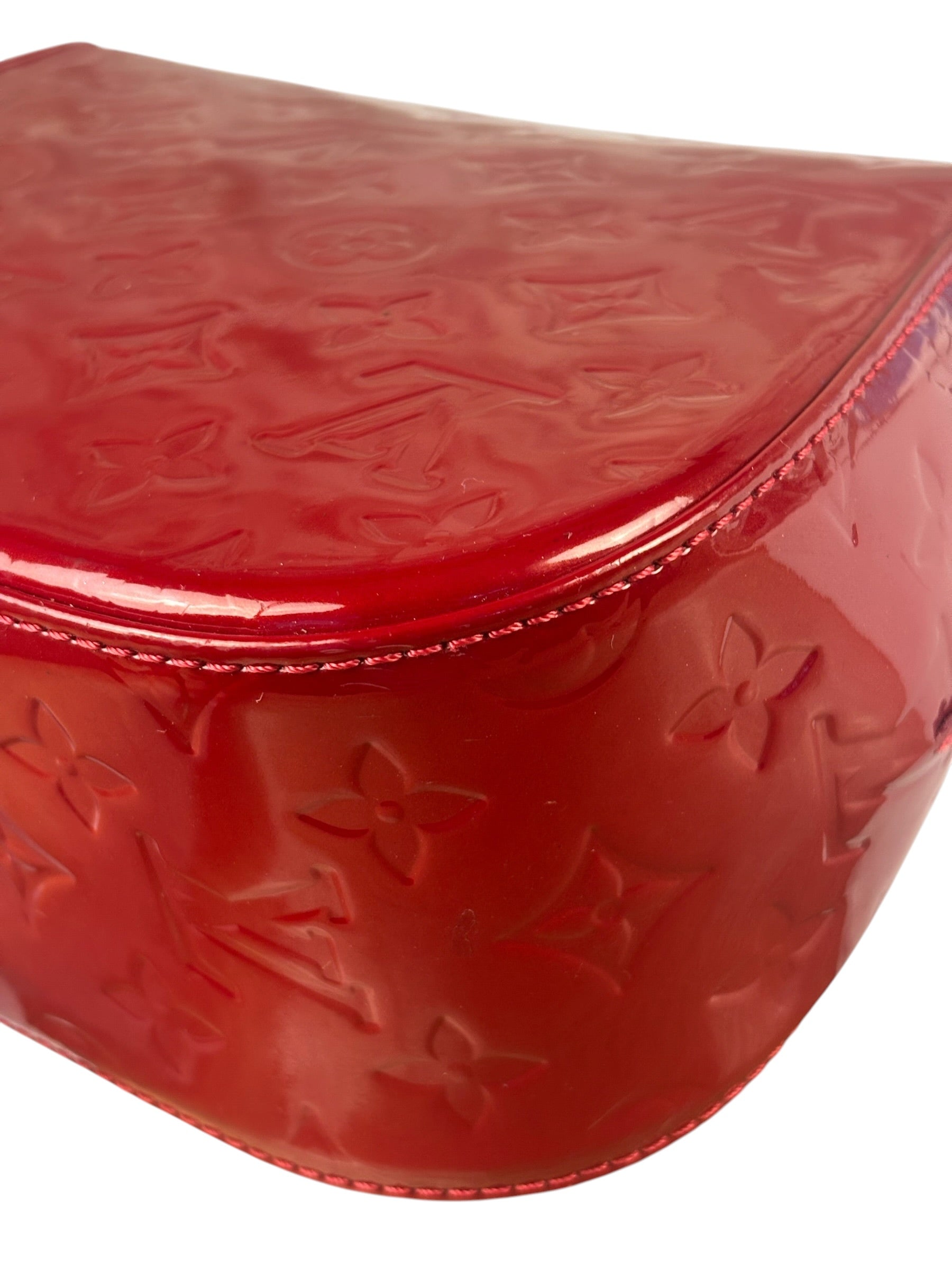 Louis Vuitton Monogram Red Vernis Bellflower Crossbody