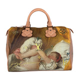 Louis Vuitton x Jeff Koons Master Faronard Peach Speedy 30