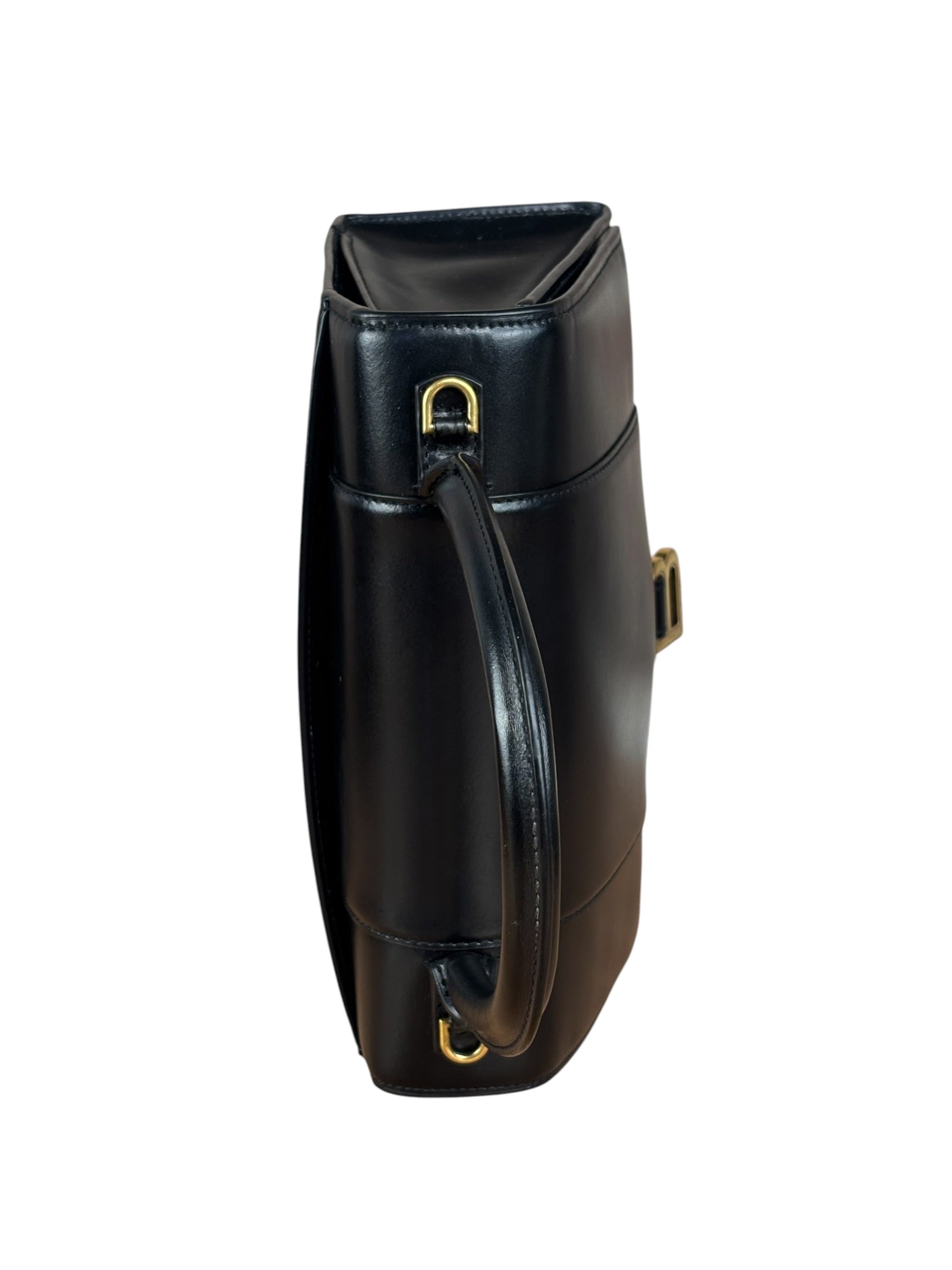 Balenciaga Black Hourglass Top Handle