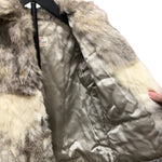 Vintage Ivory/Brown Chinchilla Fur Coat (Toddler's)
