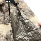 Vintage Ivory/Brown Chinchilla Fur Coat (Toddler's)