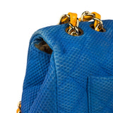 Chanel Medium Quilted Perforated Jersey Single Flap 2009