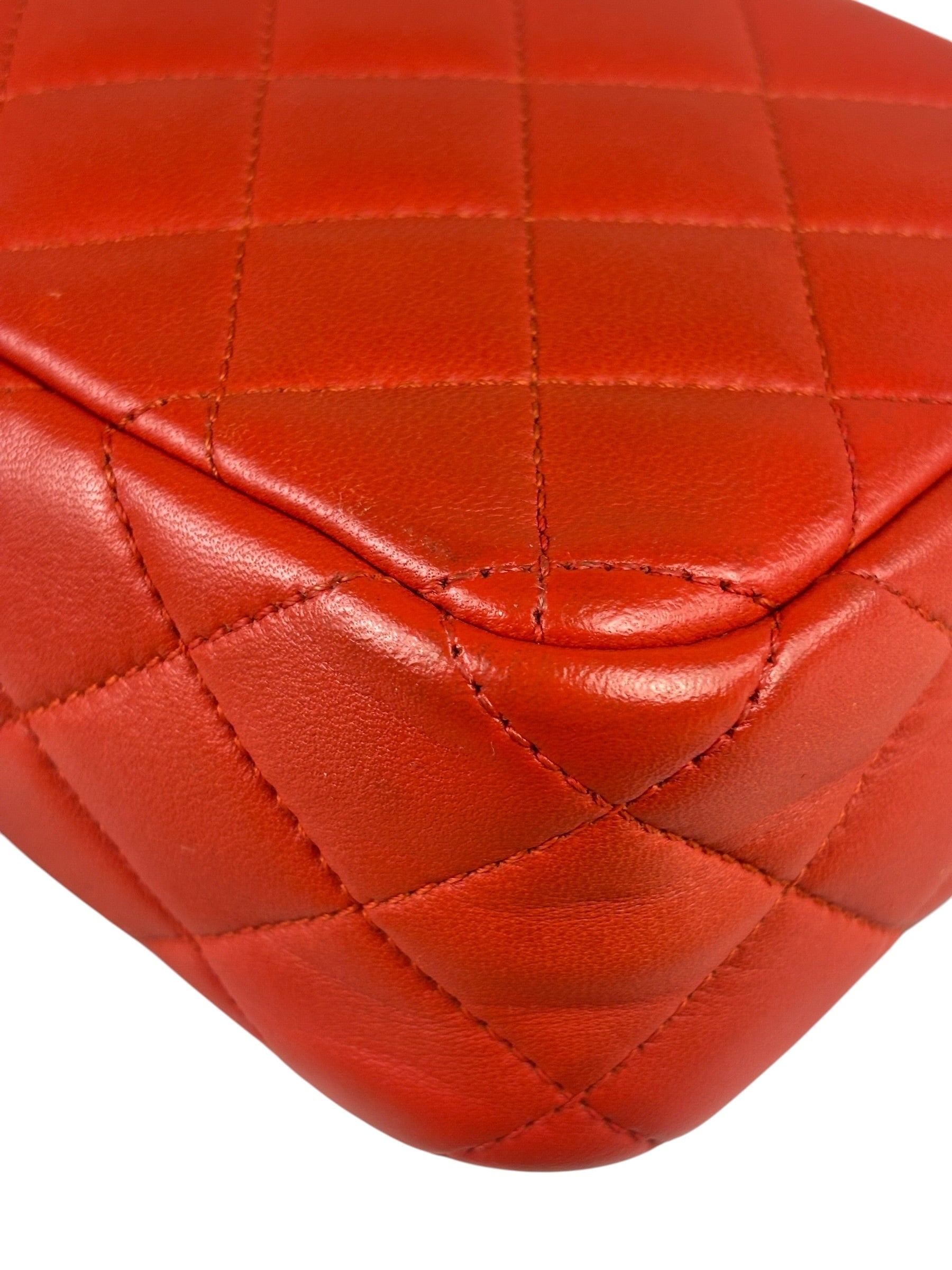 Chanel Two Tone Lambskin Mini Day Flap