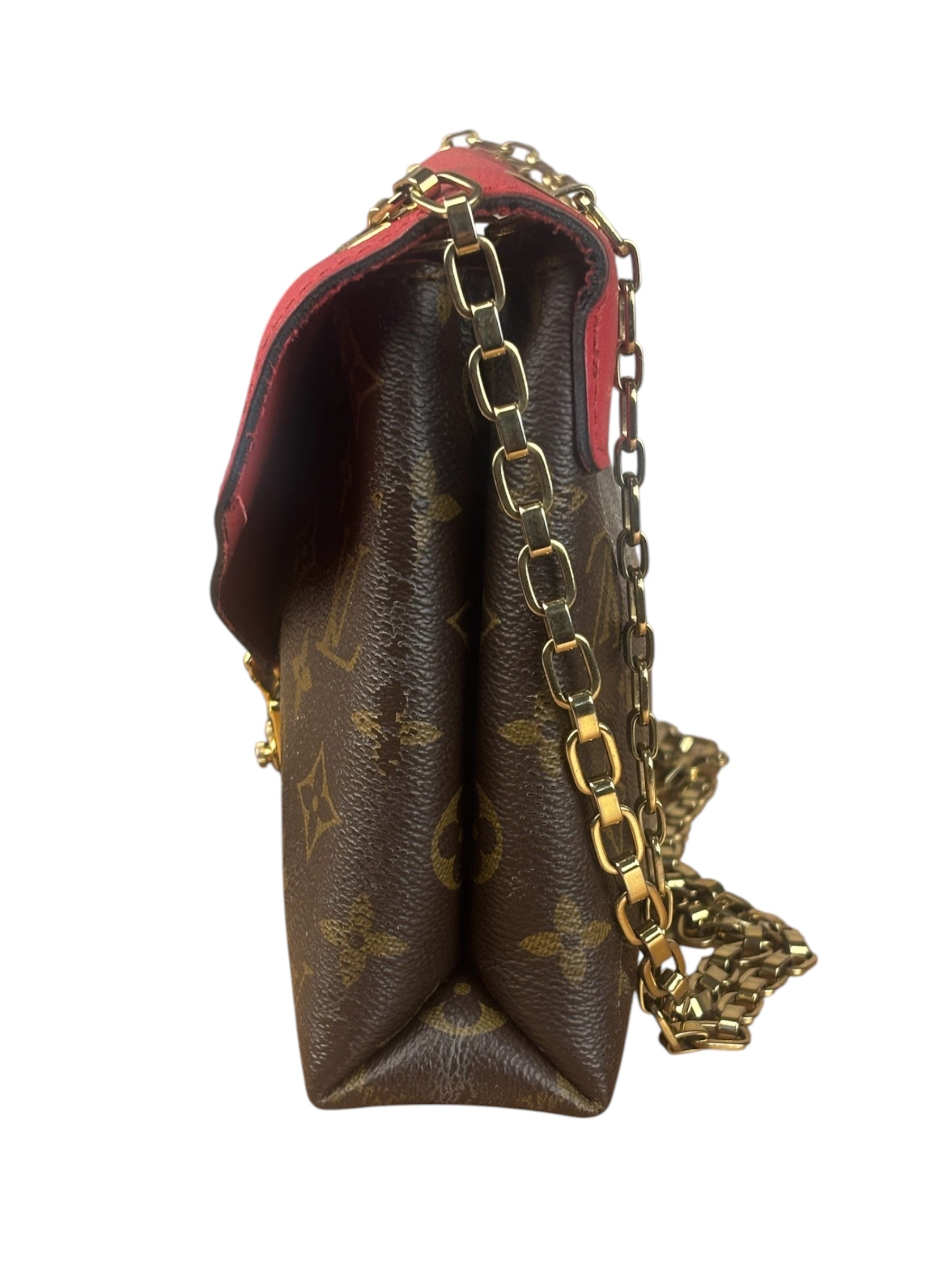 Louis Vuitton Pink Monogram Canvas Pallas Chain Shoulder Bag