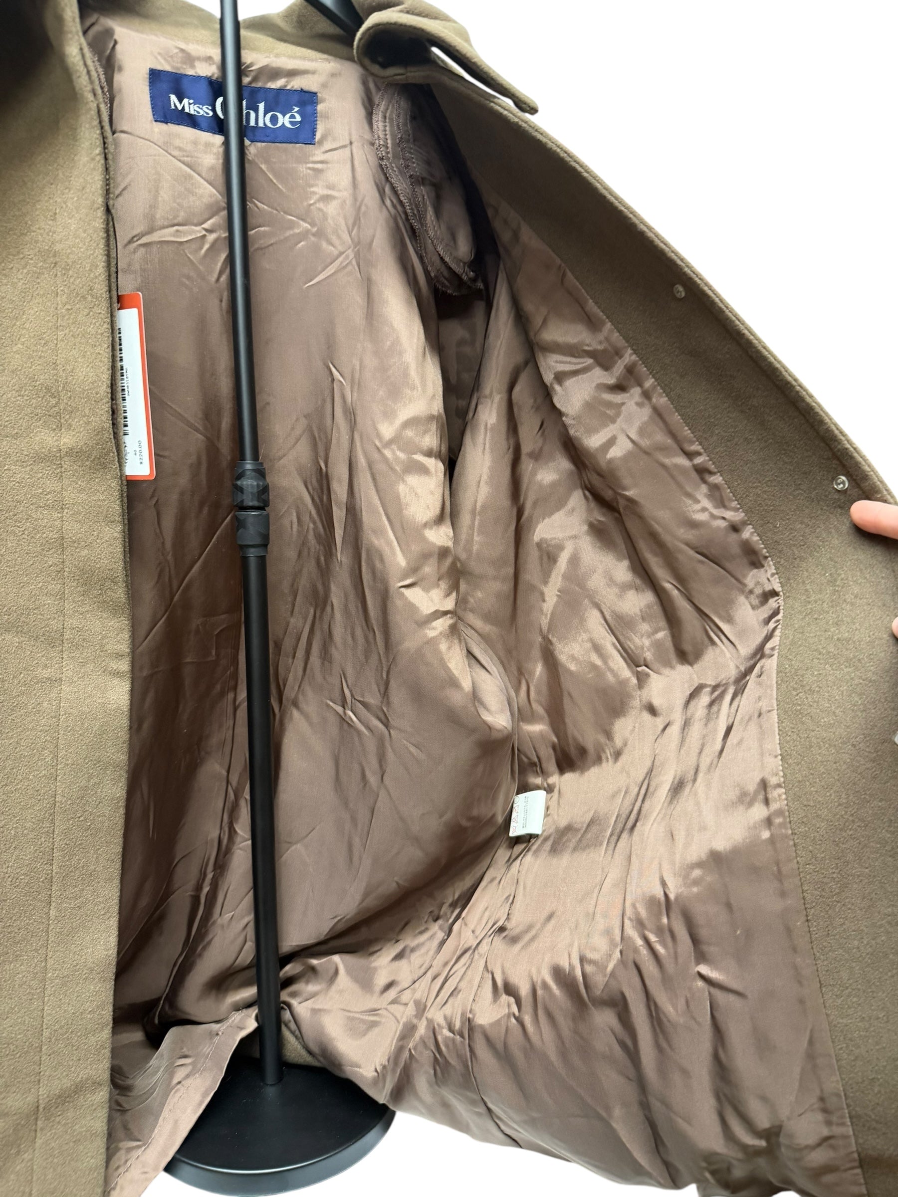 Miss Chloé Brown Wool Trench Coat