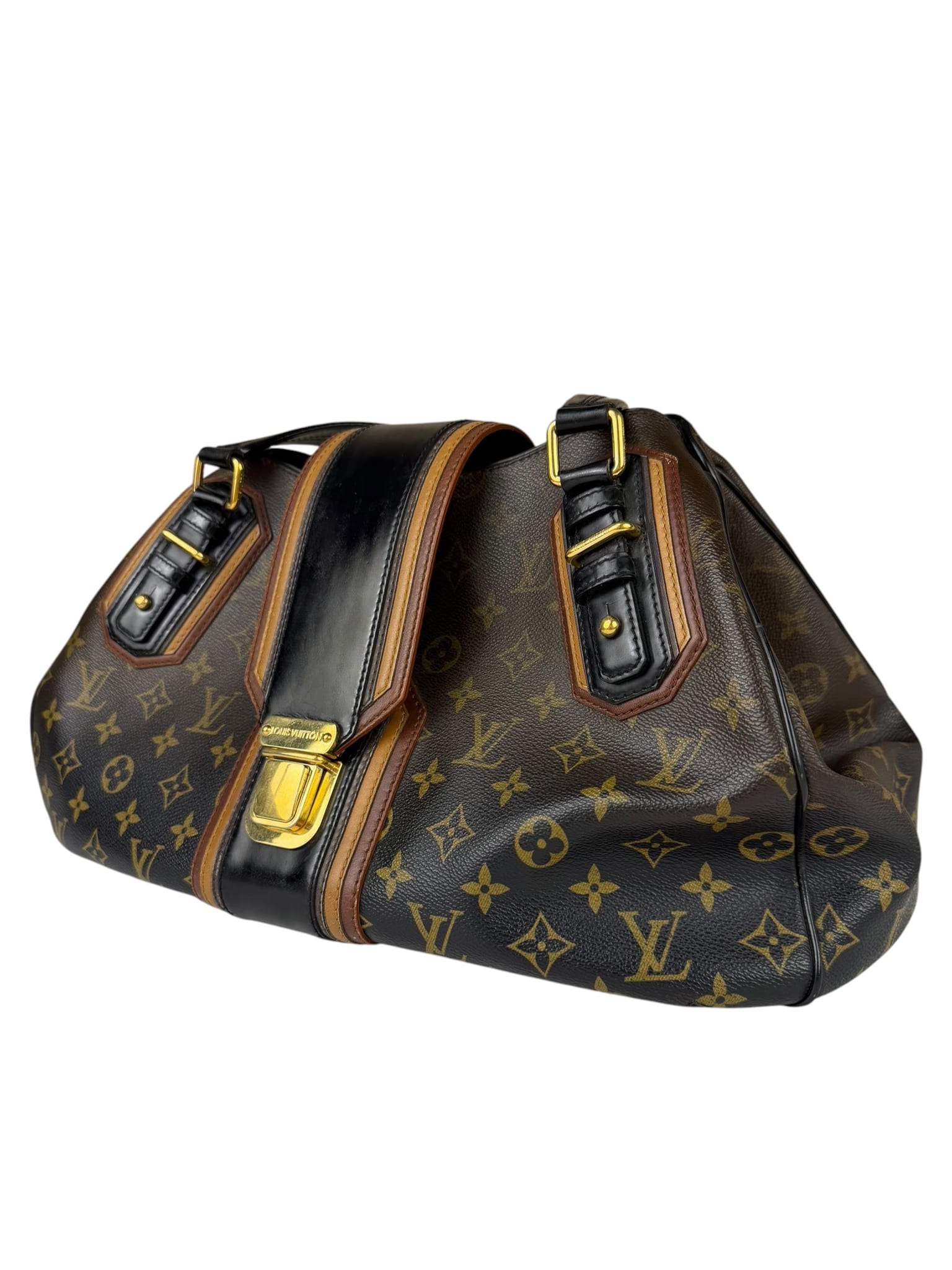Louis Vuitton Limited Edition Brown/Black  Monogram Mirage Griet Handbag