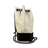 Chanel Beige Gabrielle Quilted Two-Tone Chain Backpack 2018