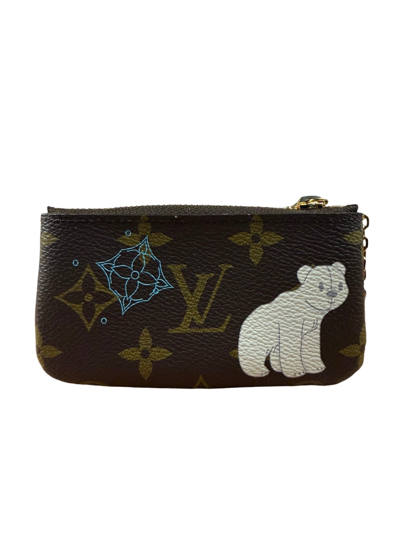 Louis Vuitton Limited Edition Monogram Vivienne Holiday Collection Key Pouch
