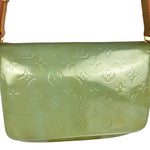 Louis Vuitton Monogram Vernis Green Thompson Shoulder Bag