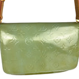 Louis Vuitton Monogram Vernis Green Thompson Shoulder Bag
