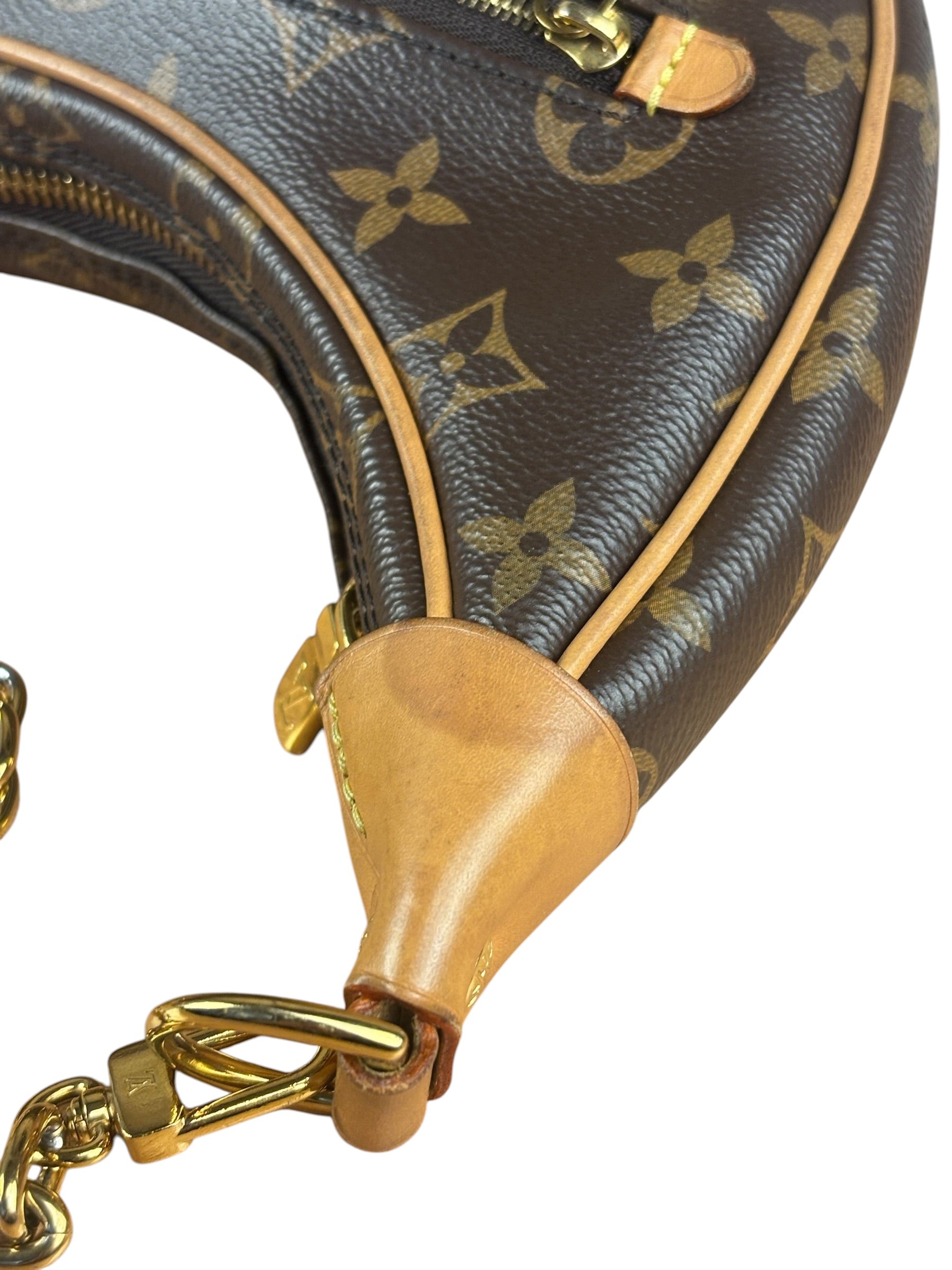 Louis Vuitton Coated Canvas Monogram Loop Shoulder Bag