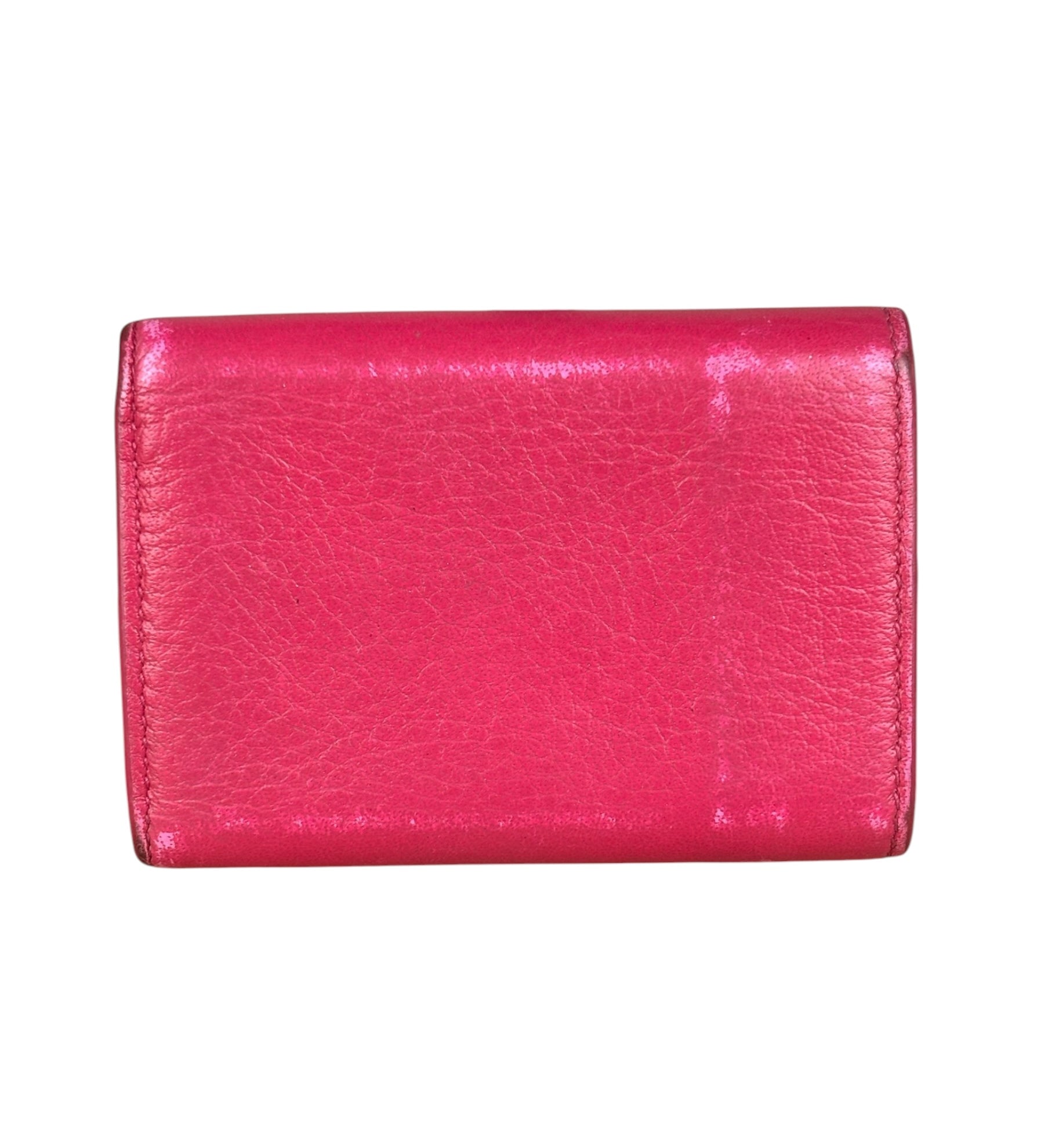 Balenciaga Hot Pink Papier Mini Wallet